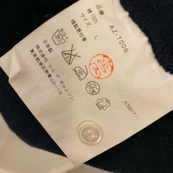 Men’s comme des garçons play slim fit polo - Picture 4 of 6